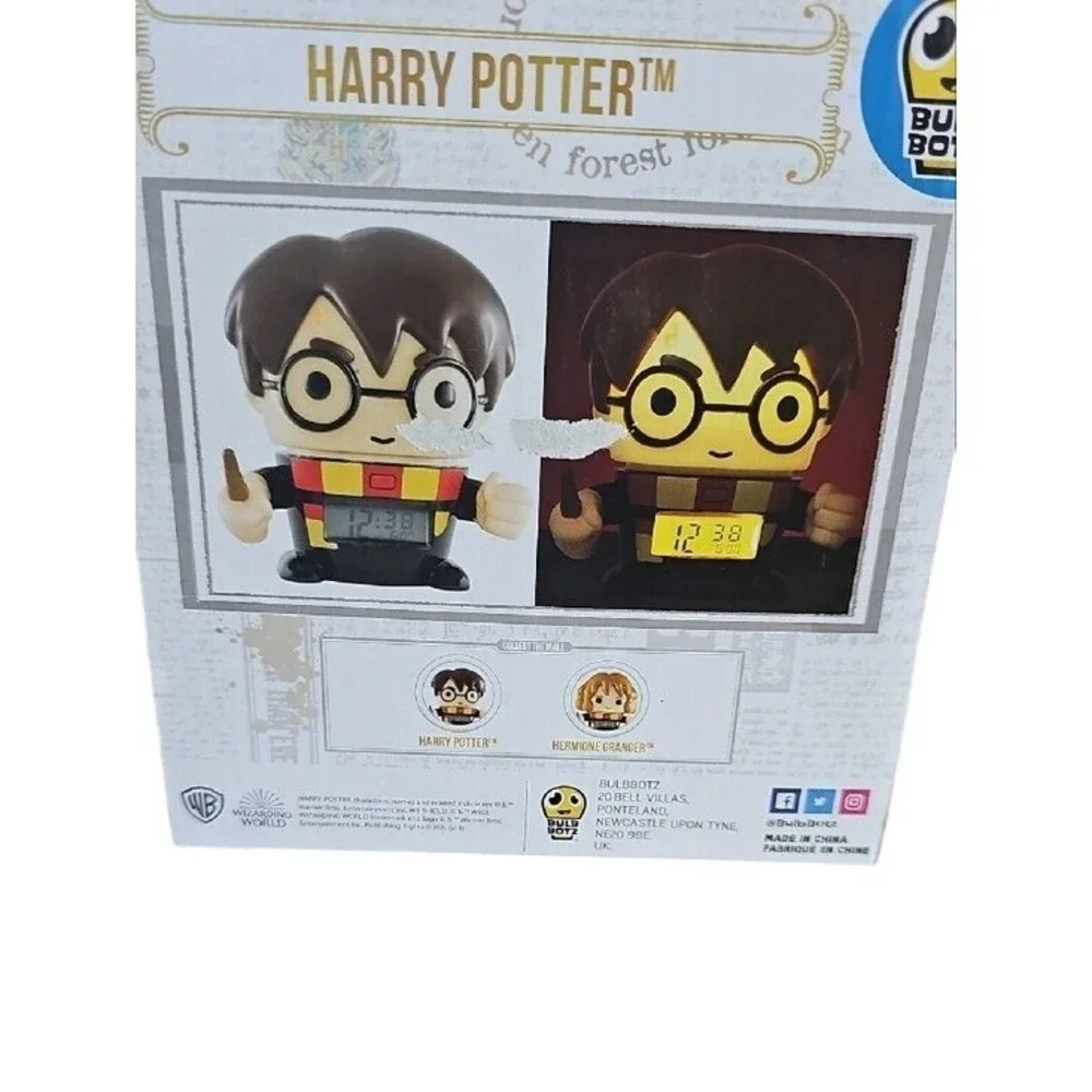 Harry Potter BulbBotz Night Light Alarm Clock Digital LCD Wizarding World New HP